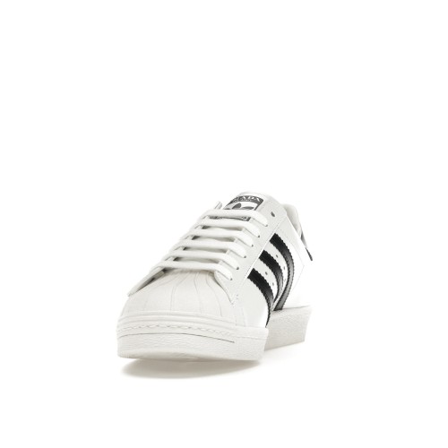 Кроссы adidas Superstar Prada White Black - мужская сетка размеров