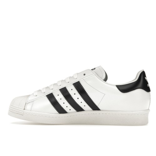 Кроссы adidas Superstar Prada White Black - мужская сетка размеров