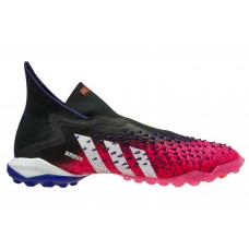 Мужские футбольные бутсы adidas Predator Freak Laceless TF Shock Pink