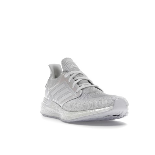 Кроссы adidas Ultra Boost 20 White Iridescent - мужская сетка размеров