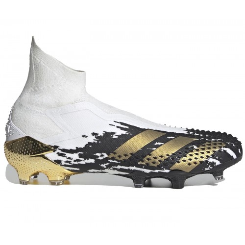 Мужские футбольные бутсы adidas Predator Mutator 20+ FG Cloud White Gold Metallic