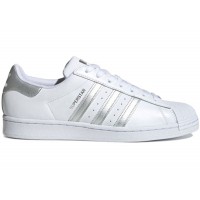 adidas Superstar White Silver Metallic