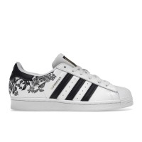 Женские кроссовки adidas Superstar Black Floral (W)