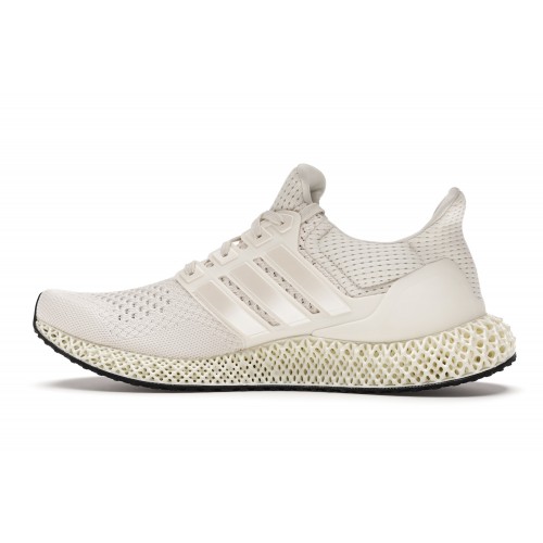 Кроссы adidas Ultra 4D Core White - мужская сетка размеров