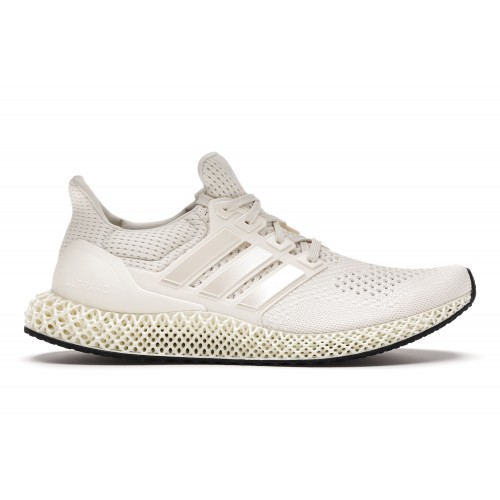 Кроссы adidas Ultra 4D Core White - мужская сетка размеров