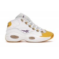 Подростковые кроссовки Reebok Question Mid Yellow Toe (GS)