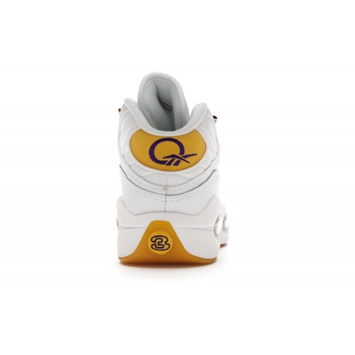 Кроссы Reebok Question Mid Yellow Toe (GS) - подростковая сетка размеров