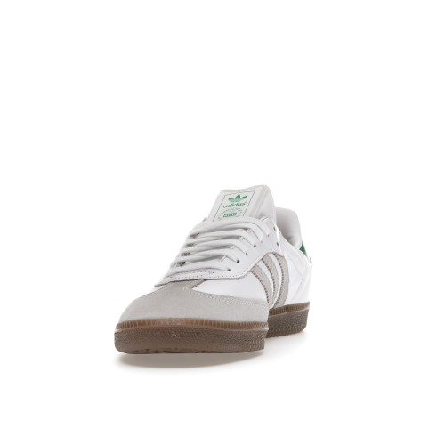 Кроссы adidas Samba OG Kith Classics White Green (2021/2024) - мужская сетка размеров