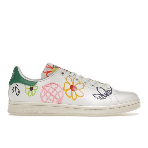 Кроссы adidas Stan Smith Primegreen Floral (W) - женская сетка размеров