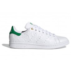 Женские кроссовки adidas Stan Smith Embossed Graphics White Green (W)