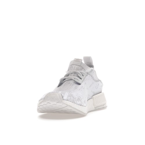 Кроссы adidas NMD R1 Primeknit Cloud White Glitch Camo - мужская сетка размеров