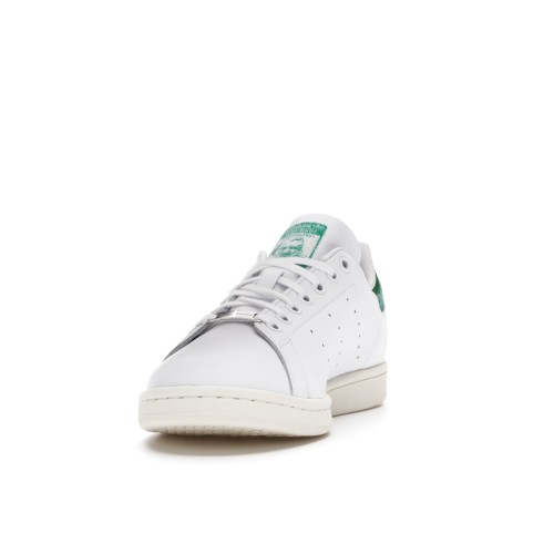 Кроссы adidas Stan Smith Swarovski White Green - мужская сетка размеров
