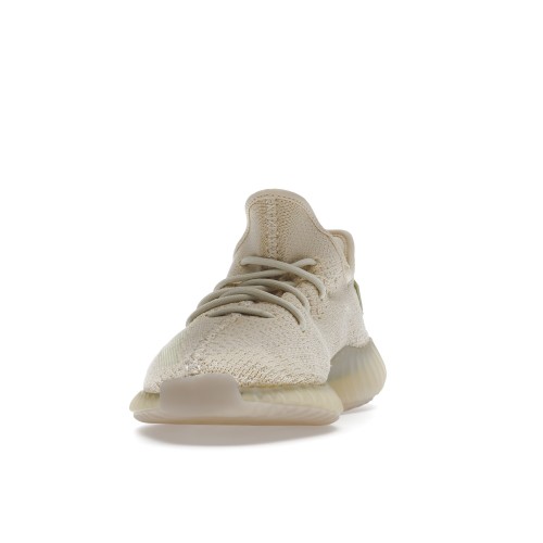 Кроссы adidas Yeezy Boost 350 V2 Flax (2020/2024) - мужская сетка размеров