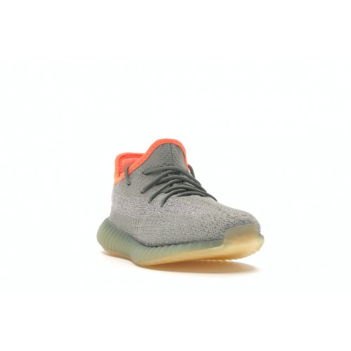 Кроссы adidas Yeezy Boost 350 V2 Desert Sage (Kids) - детская сетка размеров
