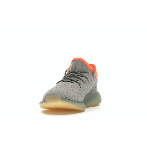 Кроссы adidas Yeezy Boost 350 V2 Desert Sage (Kids) - детская сетка размеров