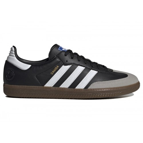 Кроссы adidas Samba Vegan Black - мужская сетка размеров