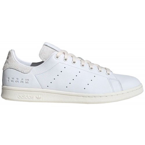 Кроссы adidas Stan Smith Premium Basics Cloud White - мужская сетка размеров