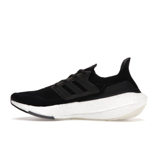 Кроссы adidas Ultra Boost 21 Core Black - мужская сетка размеров