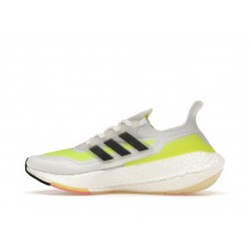 Женские adidas Ultra Boost 21 White Solar Green (W)