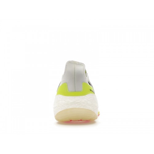 adidas Ultra Boost 21 White Solar Green (W) - женская сетка размеров
