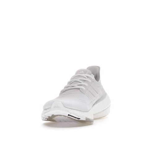 Кроссы adidas Ultra Boost 21 Triple White (W) - женская сетка размеров