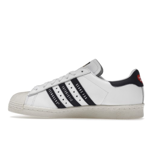 Кроссы adidas Superstar Human Made White Black - мужская сетка размеров