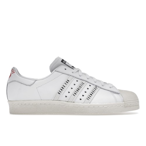 Кроссы adidas Superstar Human Made White - мужская сетка размеров