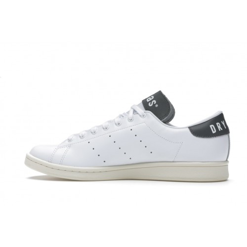 Кроссы adidas Stan Smith Human Made White Grey - мужская сетка размеров