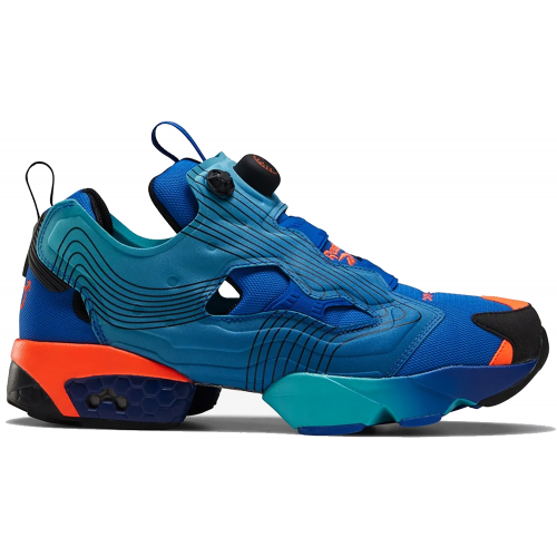 Кроссы Reebok Instapump Fury Chromat Vector Blue - мужская сетка размеров