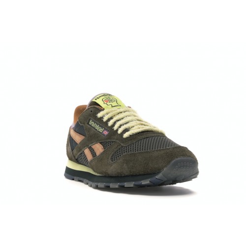 Кроссы Reebok Classic Leather Brain Dead - мужская сетка размеров