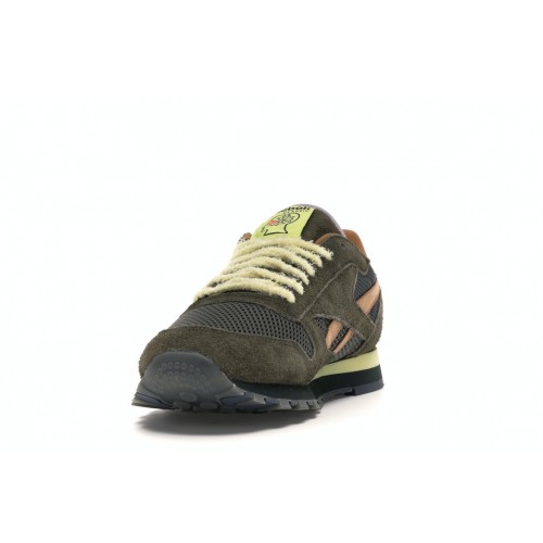 Кроссы Reebok Classic Leather Brain Dead - мужская сетка размеров