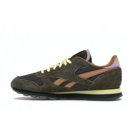 Кроссы Reebok Classic Leather Brain Dead - мужская сетка размеров