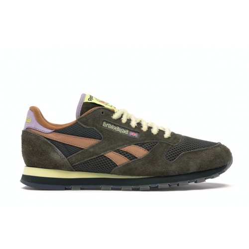 Кроссы Reebok Classic Leather Brain Dead - мужская сетка размеров