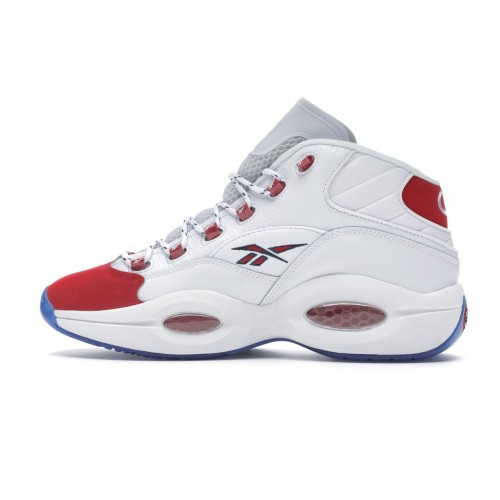 Кроссы Reebok Question Mid Red Toe 25th Anniversary - мужская сетка размеров