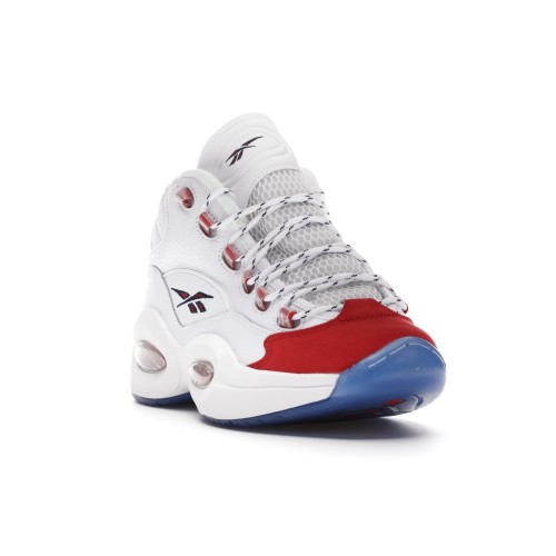Кроссы Reebok Question Mid Red Toe 25th Anniversary (GS) - подростковая сетка размеров