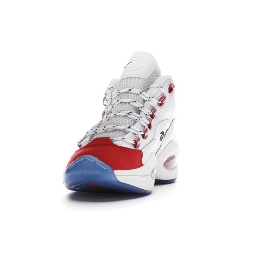 Кроссы Reebok Question Mid Red Toe 25th Anniversary (GS) - подростковая сетка размеров