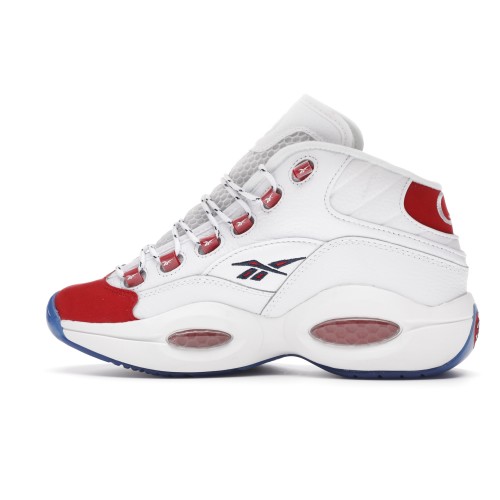 Кроссы Reebok Question Mid Red Toe 25th Anniversary (GS) - подростковая сетка размеров