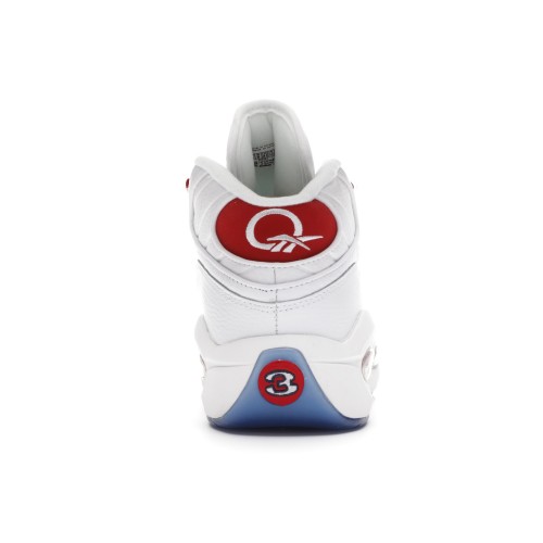 Кроссы Reebok Question Mid Red Toe 25th Anniversary (GS) - подростковая сетка размеров