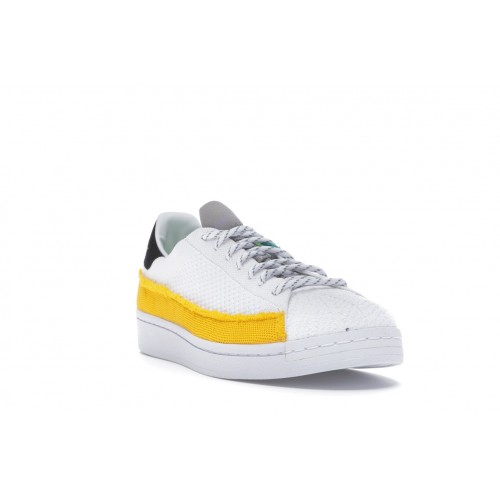 Кроссы adidas Superstar Pharrell Human Race White - мужская сетка размеров