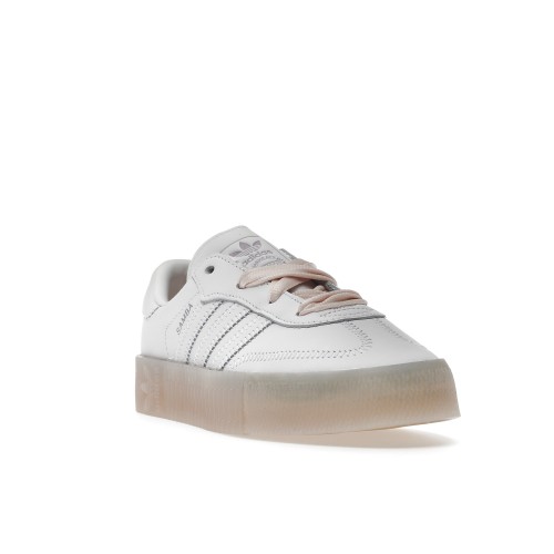 Кроссы adidas Sambarose White Halo Pink (W) - женская сетка размеров