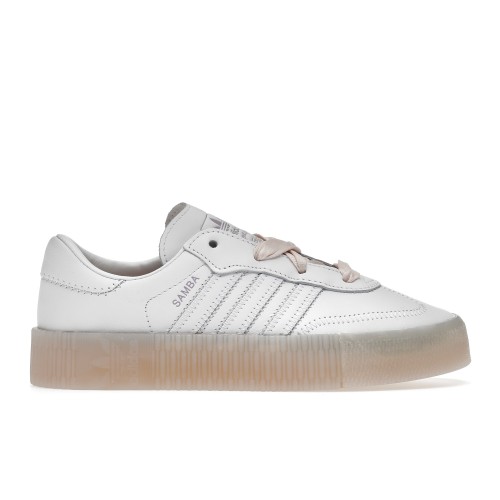 Кроссы adidas Sambarose White Halo Pink (W) - женская сетка размеров