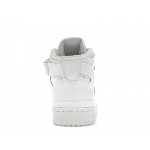 Кроссы adidas Forum Mid Triple White - мужская сетка размеров