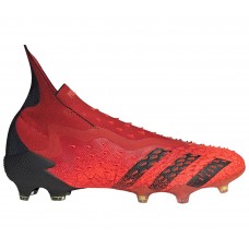 Мужские футбольные бутсы adidas Predator Freak+ FG Demonskin Solar Red