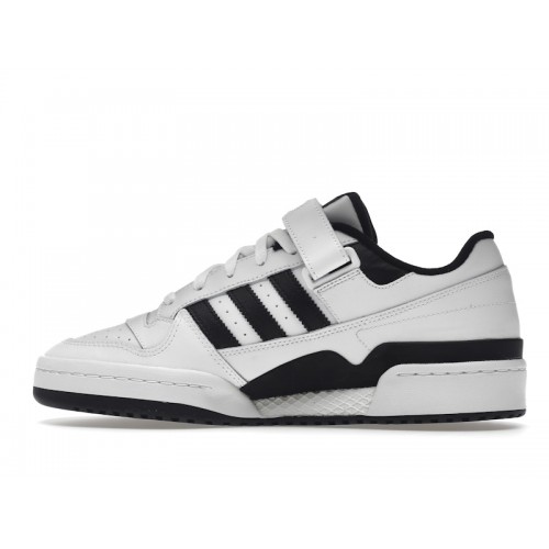 Кроссы adidas Forum Low White Black - мужская сетка размеров