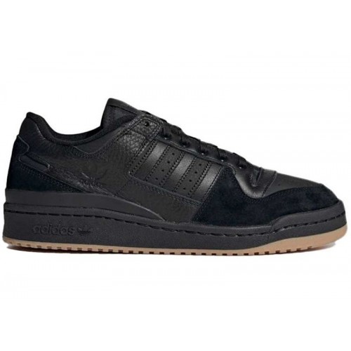 Кроссы adidas Forum 84 Low ADV Black Gum - мужская сетка размеров