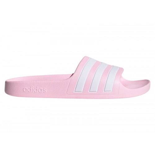 adidas Adilette Aqua Slides Clear Pink Cloud White (GS) - подростковая сетка размеров