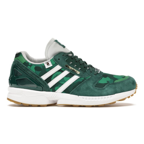 adidas ZX 8000 Bape Undefeated Green - мужская сетка размеров