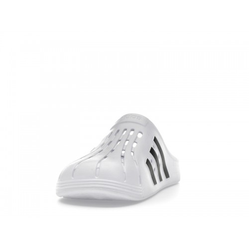 adidas Adilette Clog White Black - мужская сетка размеров