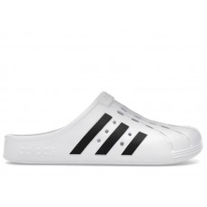 adidas Adilette Clog White Black
