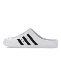 adidas Adilette Clog White Black